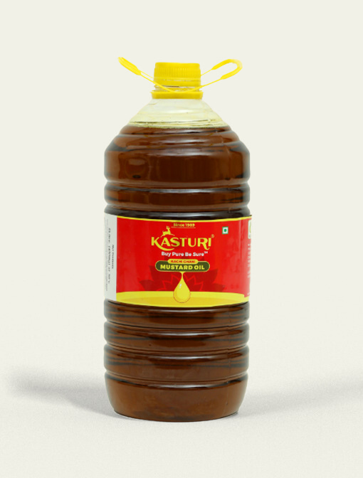 Kasturi wide-mouth mustard oil jar