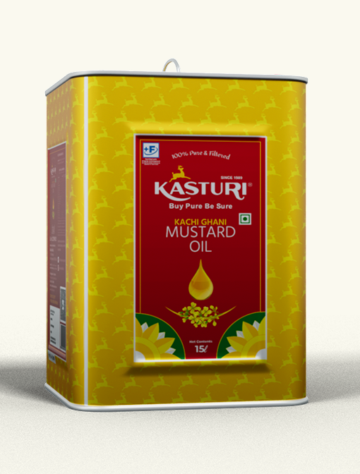 Kasturi Tata-sheet mustard oil tin 15 litre